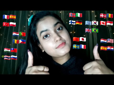 {ASMR} Whispering "Good Job" in 35+ Different Languages