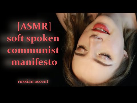 Soft spoken Lenin manifesto | close up Russian accent ASMR |
