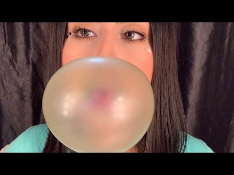 ASMR | INTENSE WET MOUTH SOUNDS, GUM CHEWING, GUM BLOWING  BUBBLE POPPING SOUNDS