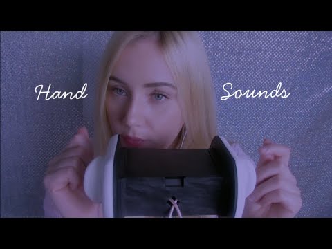 ASMR Hand Sounds (Fluttering/ Rubbing/ Clapping)