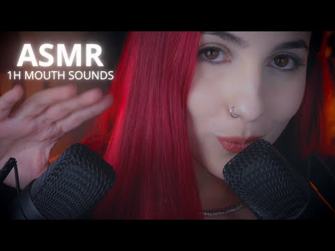 ASMR 1 hour of COZY and SLOW tuc tuc, Tongue Clicks, Mouth Sounds (Looped & No Talking)