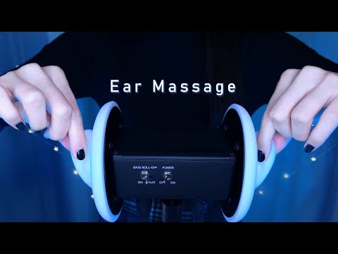 ASMR Tingly Ear Massage Triggers for Deep Sleep 😪 3Dio, TASCAM, face / 耳マッサージ