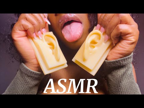 ASMR Ear Eating and Mouth Sounds Extra Tingly!!