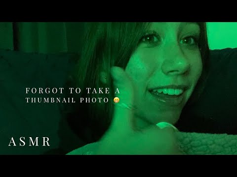 ASMR rambling and doing random triggers (probably my most scuffed video 😭)