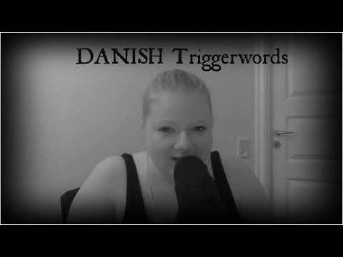 ASMR DANISH triggerwords (whispering)