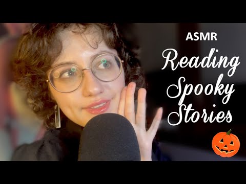 ASMR Scary Stories for Halloween 🎃 Close Whispering and Reading For Halloween