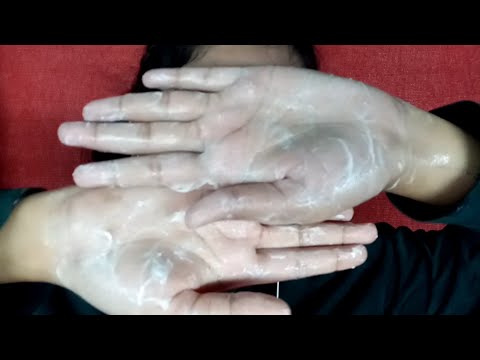 ASMR Lotion Sounds With Sticky Hand Movements (No Taking)
