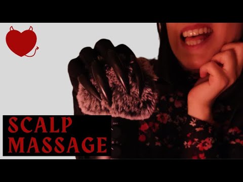 ASMR - SASSY TWIN massages your SCALP! AGGRESSIVE INTENSE SCRATCH and fluffy sounds | SOFT SPOKEN 😍