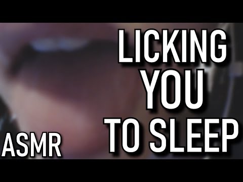 ASMR 1 HOUR LENSE LICKING - LICKED TO SLEEP -  NO TALKING