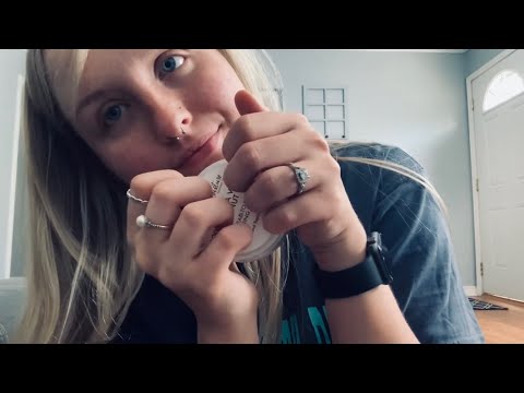 ASMR IPSY UNBOXING| lots of crinkles, tapping, and lid sounds | filming with my little one