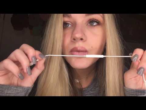 ASMR- up close- kisses/ SLOW relaxing trigger words/ gentle hand movements