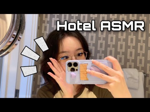 Tapping Around a Hotel Room 🤤🌤️ Fast Lofi ASMR