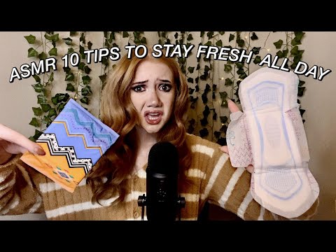 ASMR ~ Top 10 Tips To Stay Fresh ALL DAY At School (Or Work)