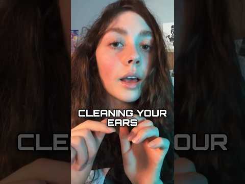 ASMR CLEANING YOUR EARS #asmr #shorts #cleaning