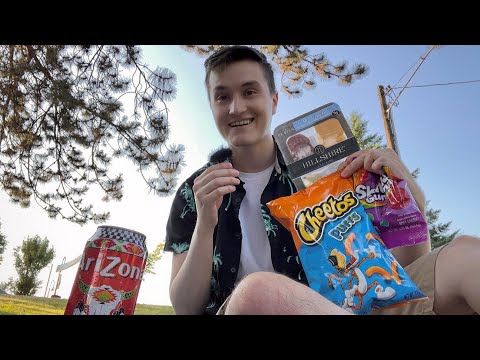 ASMR at The Park 🌲| Picnic Mukbang in Public (New Microphone)