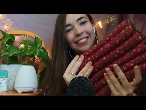 ASMR | Making a Cloth Trivet | Sewing, Whispers, Inaudible, Crunchy Sounds, Rice, DIY