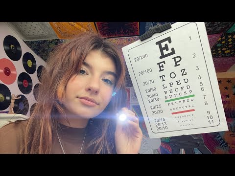 [ASMR] CHECKING YOUR EYESIGHT (role play) 👁