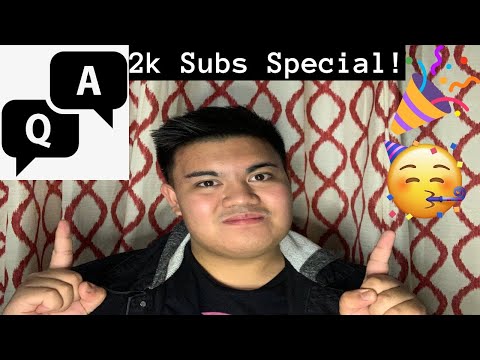 ASMR - Q&A #2 Answering Your Questions (2k Subs Special)