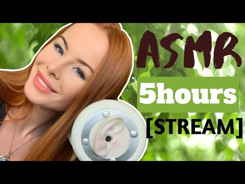 ASMR [STREAM]💗 5 HOUR sleep relaxation 🌙 3Dio 🎤🎧