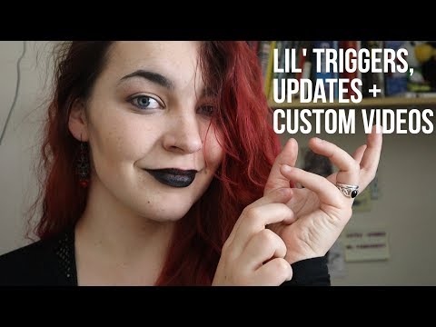 ASMR Lil' Triggers, Updates, and Custom videos || Close-up Tapping and Whispering [Binaural]