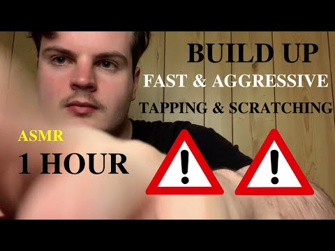 ⚡️1Hour BUILD UP⚠️ Tapping & Scratching Fast & Aggressive ASMR (No Talking) BRAIN MELTING TINGLES 💤