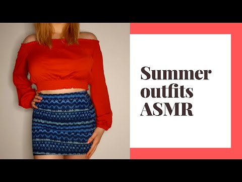 ASMR trying on summer outfits 🌞
