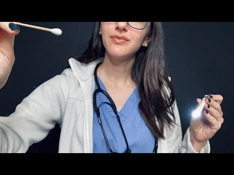 ASMR Doctor Examines You (You're Sick)  l Soft Spoken, Personal Attention