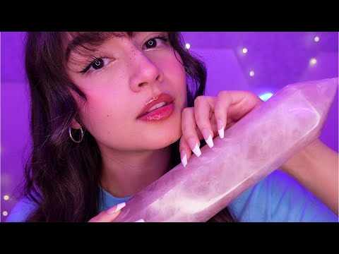 ASMR Tapping On Crystal Collection For Sleep & Relaxation