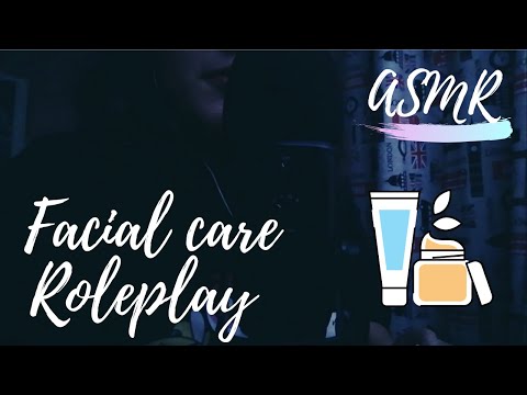 ASMR Quick Facial Care (roleplay)