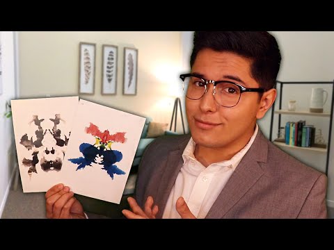ASMR | Rude Psychologist Gives You the Inkblot Test! (What Do You See?)