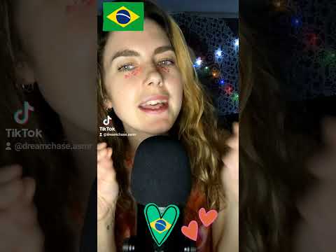 Brazilian Portuguese asmr from tiktok #asmr #asmrshorts #brazilianportuguese