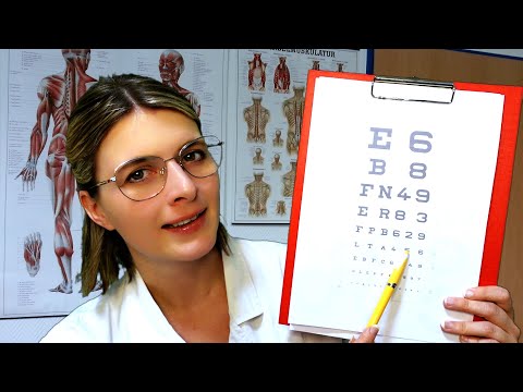 ASMR deutsch Arzt Roleplay I Augenärztin untersucht deine Augen I Eye Exam I Doktor RP (german)
