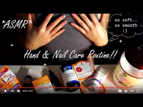 ASMR NAIL CARE + HAND CARE ROUTINE / PRODUCT APPLICATION (SOFT SPOKEN & SUPER RELAXING) !!! (^_^)