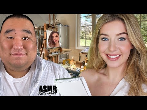 ASMR Sketching You Roleplay feat Matty Tingles