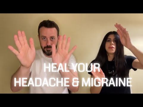 Whispering ASMR | Receive A Healing for Headache & Migraine from Me & My Fiance - Hand Movements