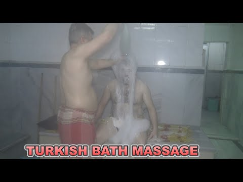 FOAMY TURKISH BATH BODY MASSAGE 🇹🇷 Asmr hammam foot, leg, back, chest, foam massage #asmrturkishbath