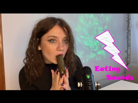 ASMR | Eating Pickles, Slurpy and Satisfying Mouth Sounds 👄👄❤️💋💜 , Eating Asmr 💋