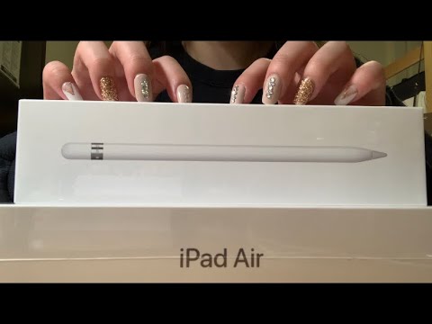 ASMR iPad Air and Apple Pencil (Tapping, tracing, ...)