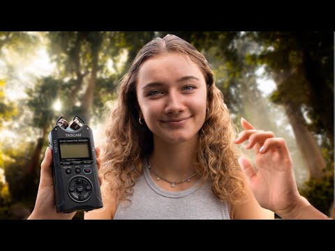 ASMR IN THE WOODS!