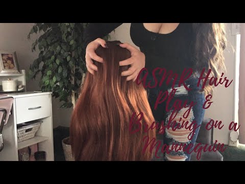 [ASMR] Hair Play & Brushing on A Mannequin