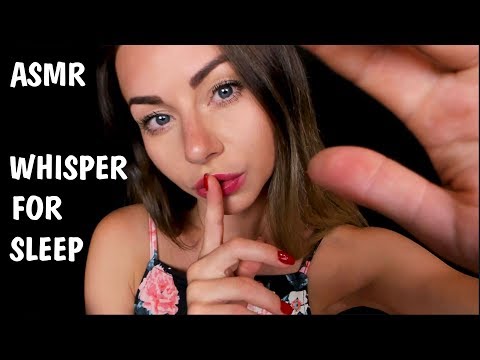 ASMR Whisper for sleep 😴 My first video in English 💋 АСМР Шепот для сна Первое видео на Английском