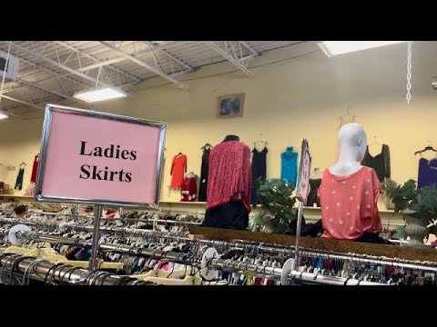 ASMR Thrift Store Shopping Clothes Hangers 3 (no talking)