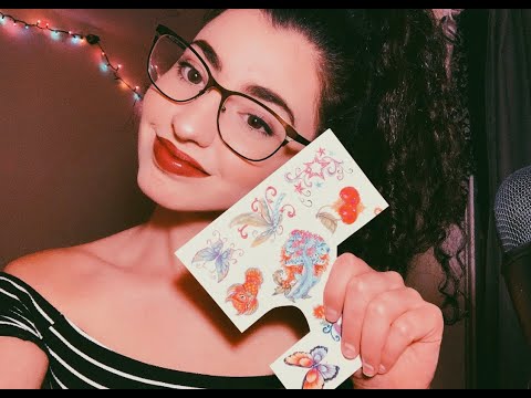 ASMR | BFF Catches Up & Helps w/ Fake Tattoos
