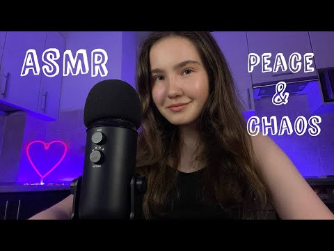 ASMR / PEACE and CHAOS / Fast & Aggressive Mic Scratching