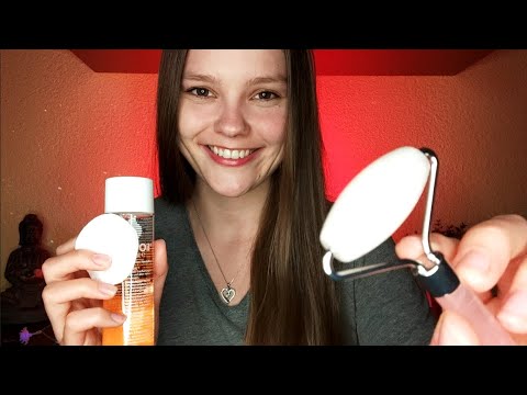 ASMR Face Massage with Layered Sounds (Personal Attention, Face Touching, Pampering)