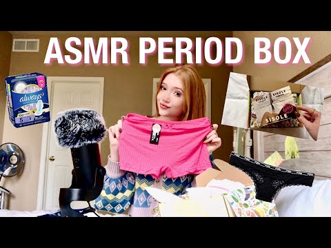 ASMR PERIOD BOX UNBOXING & CHIT CHAT x Rose War Panty Power