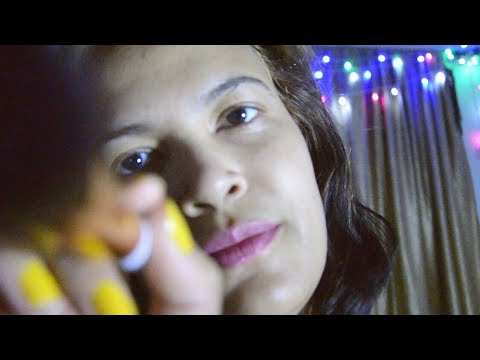 ASMR ~ Face touching & brushing (whispered) | Personal Attention