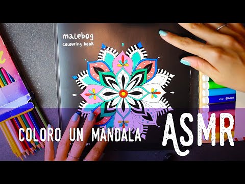 ASMR ita - 🎨 COLORO un MANDALA (Intense Whispering)