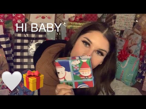 ASMR GIRLFRIEND ROLEPLAY 🎄 ❤️Your girlfriend helps you gift wrap Christmas presents Late 😱🎁