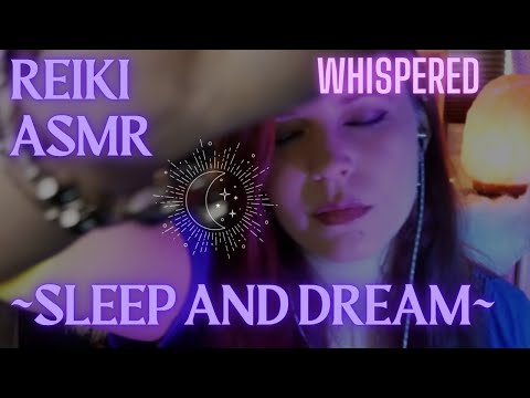 ✨🌙Reiki ASMR| Soft whispers for sleep, removing stress for beautiful dreams| Ocean visualization💤
